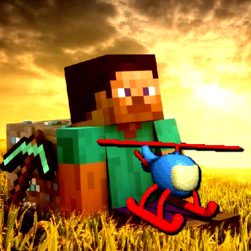 Minecraft Helicopter Adventure mobile